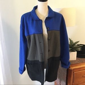 Alfred Dunner-Softest Block Print Fleece Top. Sz L